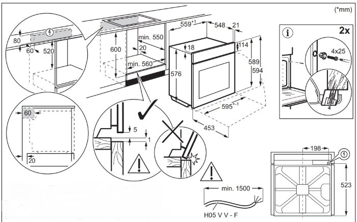 Духовой шкаф Electrolux EOF3H50BK