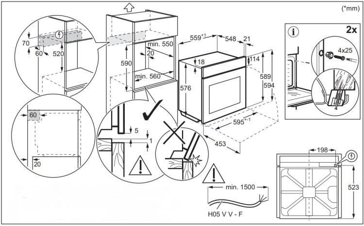 Духовой шкаф Electrolux EOD6P66WX