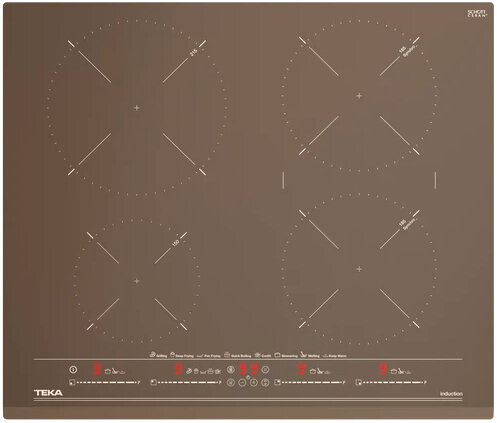 Индукционная варочная панель Teka Urban IZC 64630 MST LONDON BRICK BROWN Лондонский Кирпич