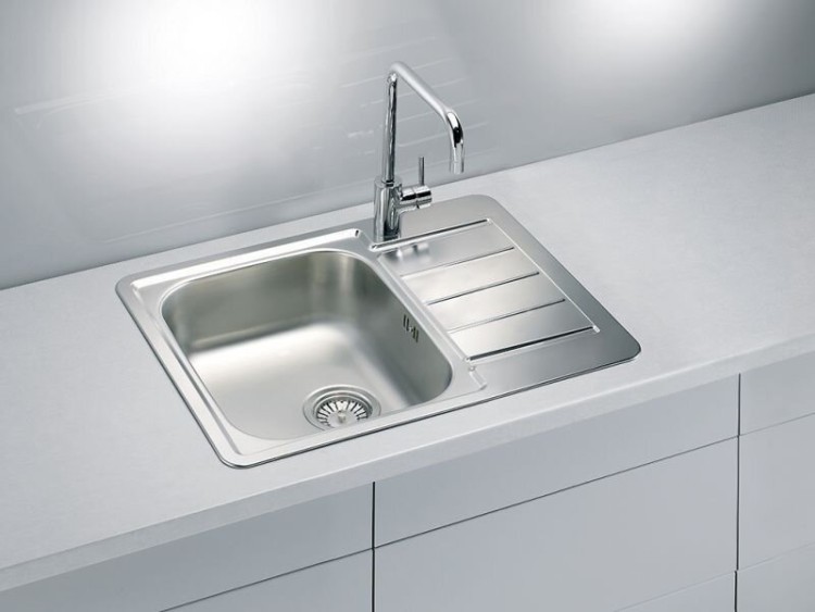 Мойка Alveus LINE 110 NAT 90 FI 615X500 в компл. с сифоном 1130551