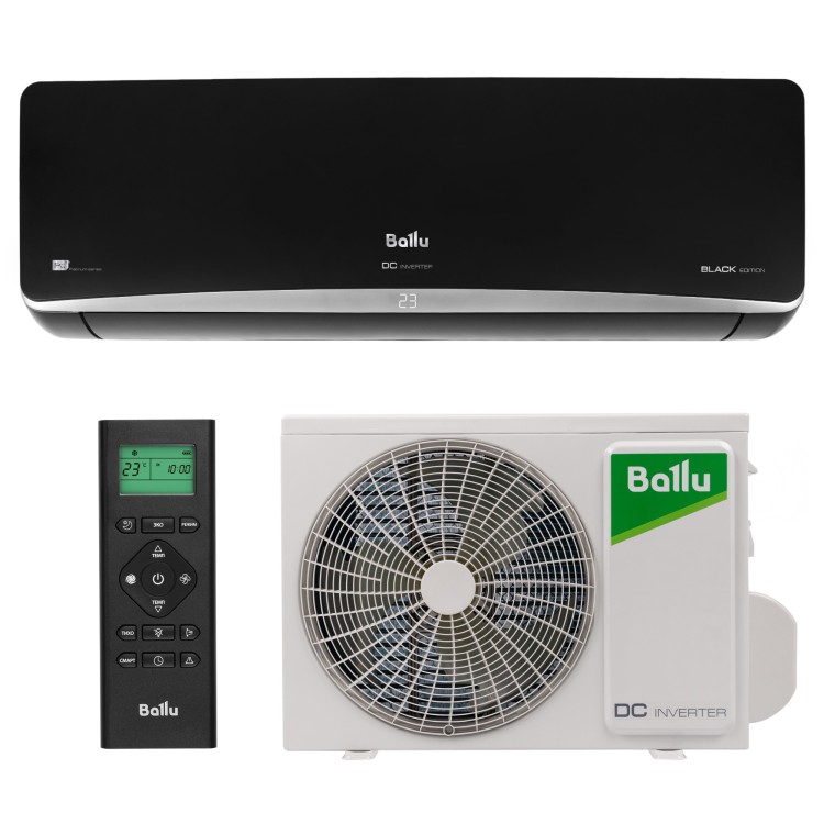 Сплит-система инверторного типа Ballu BSPI-13HN8/BL/EU комплект, черный