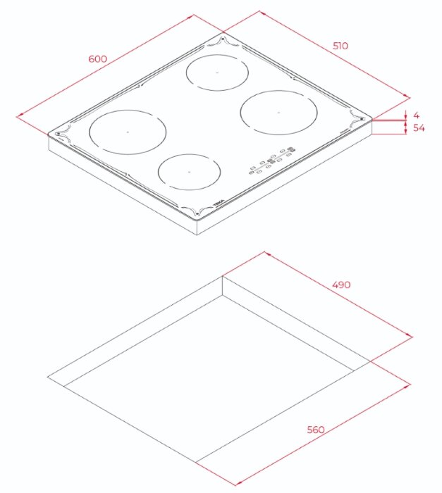 Индукционная варочная панель Teka Country IBR 64040 TTC BLACK-MG