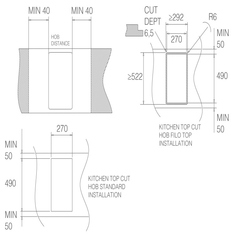Индукционная варочная панель ELICA RATIO 302 PLUS BL