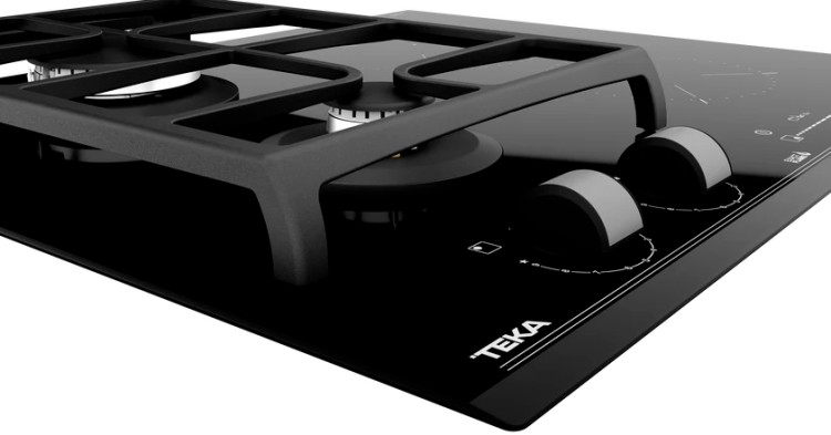 Комбинированная варочная панель Teka Maestro HYBRID JZC 64322 ABN BLACK Чёрная Стеклокерамика