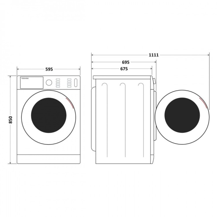 Сушильная машина Toshiba TD-BK100GHRU(WS)