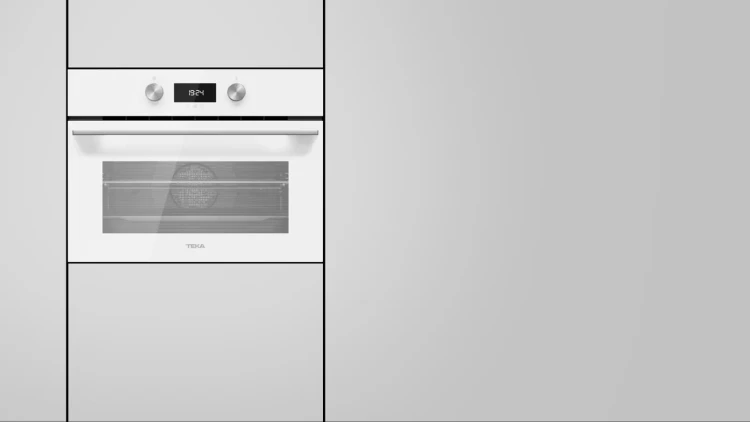 Компактный духовой шкаф Teka Urban HLC 8400 WHITE MARBLE Белое Стекло
