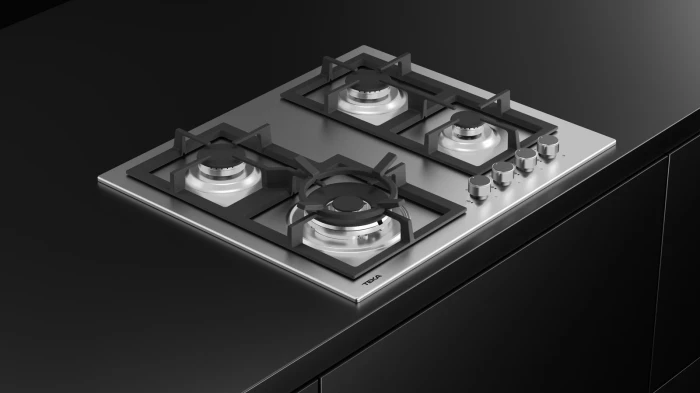 Газовая варочная панель Teka Total EFX 60.1 4G AI AL DR CI NAT Нержавеющая Сталь