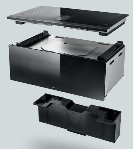 ELICA LHOV COMBISTEAM BL/A/90 (4в1: Варочная панель, вытяжка, духовка, пароварка)