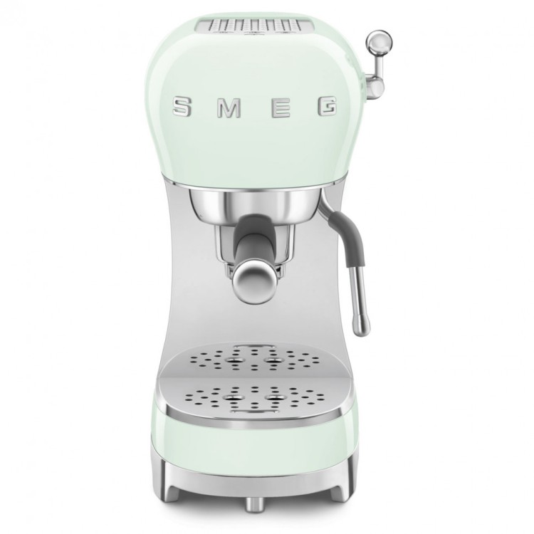 Кофеварка рожковая Smeg ECF02PGEU, пастельный зеленый