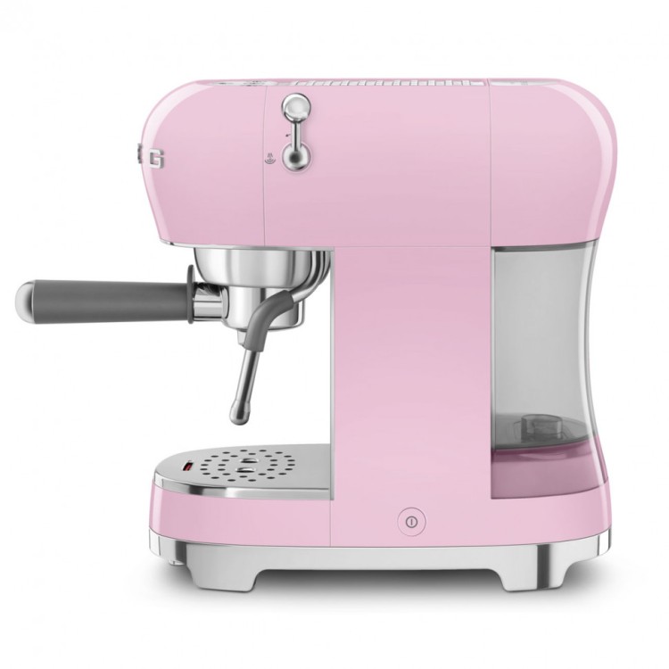 Кофеварка рожковая Smeg ECF02PKEU, розовый