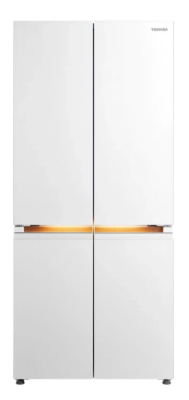 Холодильник Toshiba GR-RF695WI-PGJ(67) стекло, белый