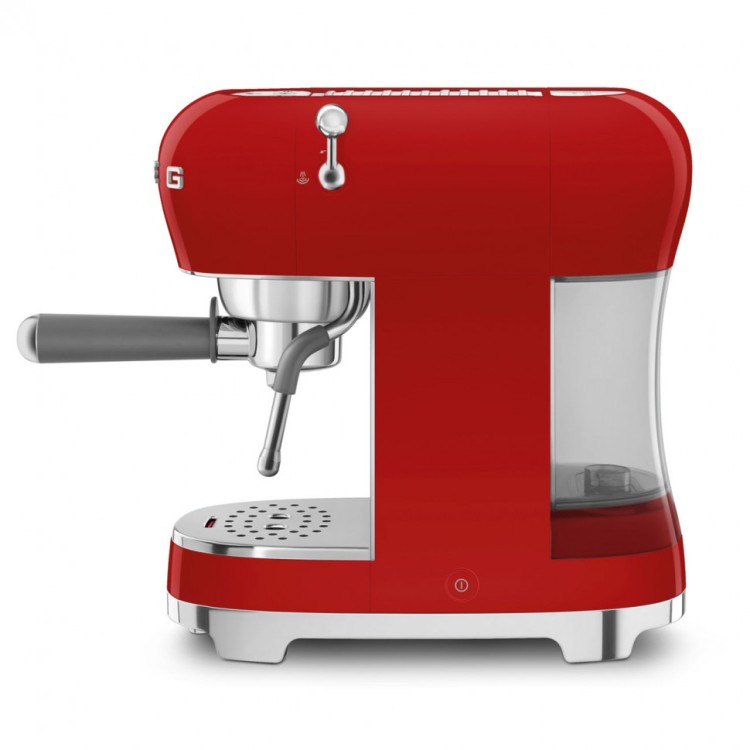 Кофеварка рожковая Smeg ECF02RDEU , красный