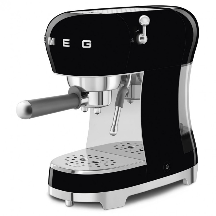 Кофеварка рожковая Smeg ECF02BLEU, черный
