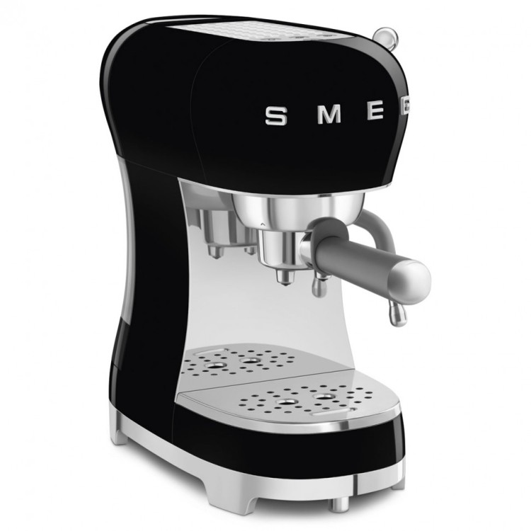 Кофеварка рожковая Smeg ECF02BLEU, черный