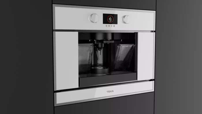 Кофемашина встраиваемая  Teka Maestro CLC 835 MC WHITE-SS Белое Стекло