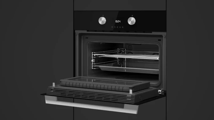 Микроволновка встраиваемая Teka Urban MLC 8440 NIGHT RIVER BLACK Ночная Река с макси грилем