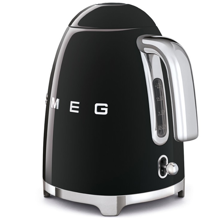 Чайник Smeg KLF03BLEU глянцевый черный