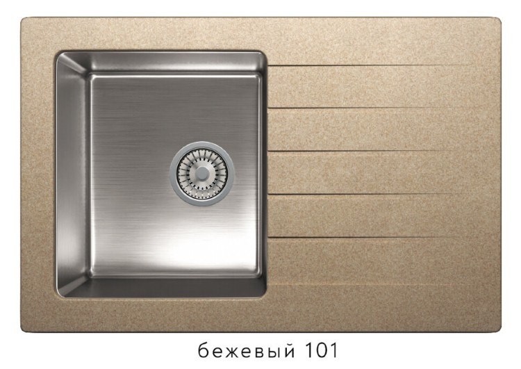 Мойка комбинированная Tolero Twist TTS-760