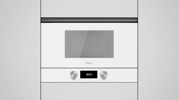 Микроволновка встраиваемая Teka Urban ML 8220 BIS L WHITE MARBLE Белое Стекло