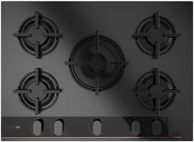 Газовая варочная панель Teka Infinity GBC 75-G1 GBN MATT BLACK Матовый Чёрный