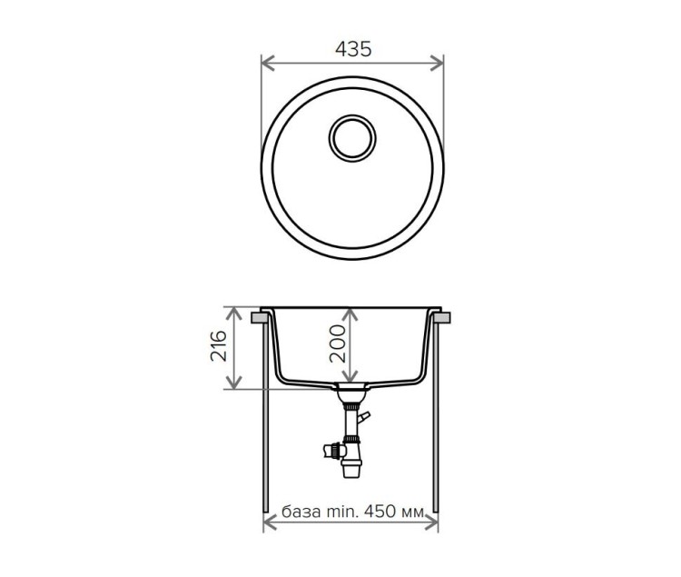 Мойка кварцевая Tolero R 104