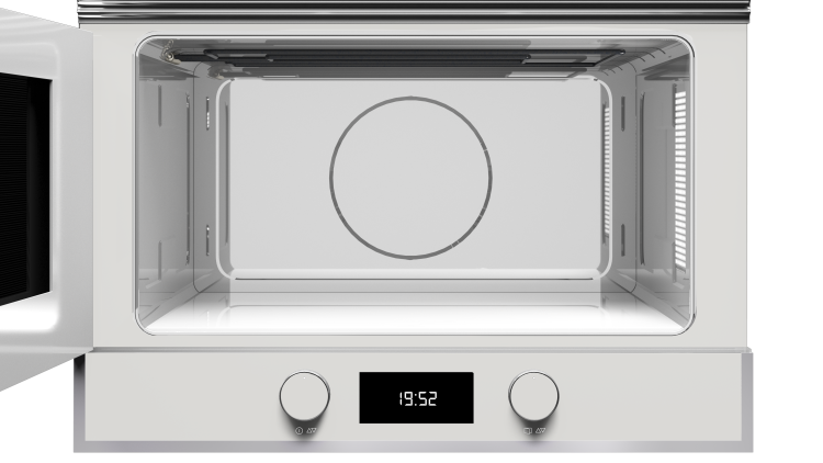 Микроволновка встраиваемая Teka Maestro ML 822 BIS L WHITE-SS Белое Стекло