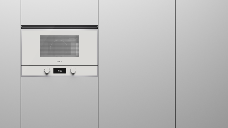 Микроволновка встраиваемая Teka Maestro ML 822 BIS L WHITE-SS Белое Стекло