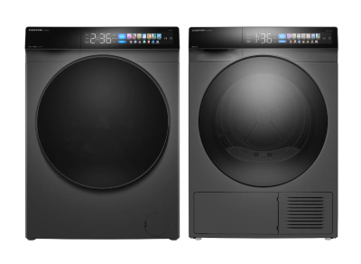Cтиральная и сушильная машины комплект серый MEFERI MS10GR87 COMFORT