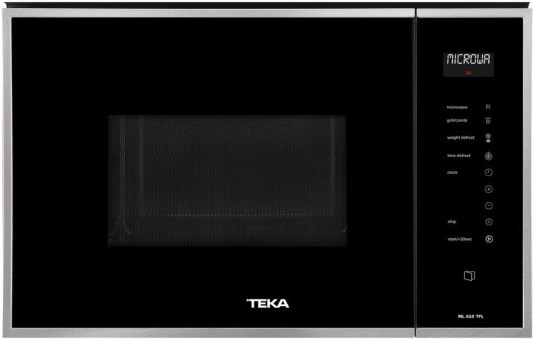 Микроволновка встраиваемая Teka Maestro ML 825 TFL BLACK-SS Чёрное Стекло
