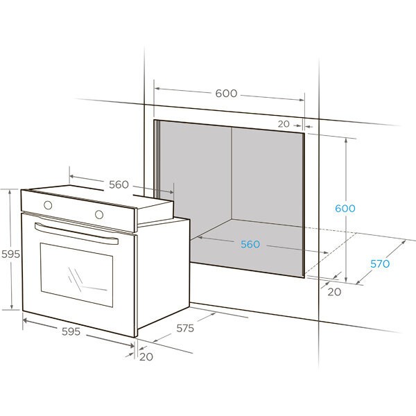 Духовой шкаф Midea MO581DBRI-B
