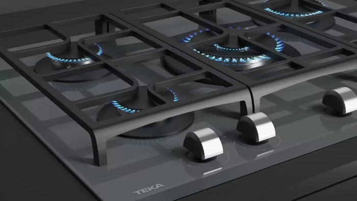 Газовая варочная панель Teka Urban GZC 75330 XBN STONE GREY Серый Камень