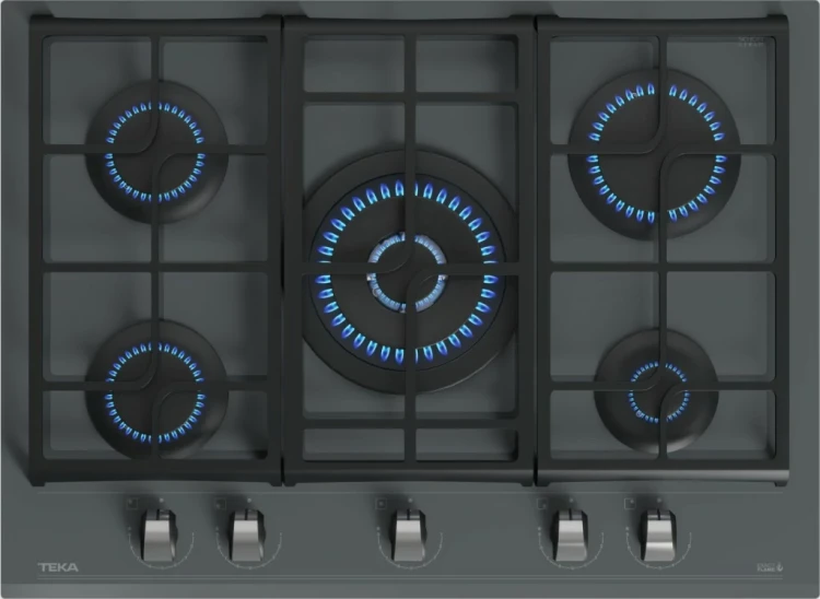 Газовая варочная панель Teka Urban GZC 75330 XBN STONE GREY Серый Камень
