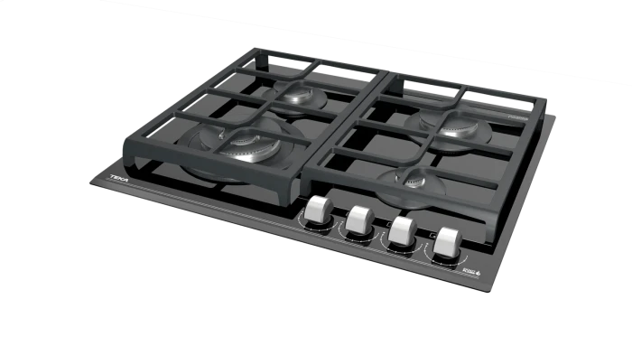Газовая варочная панель Teka Urban GZC 64320 XBN NIGHT RIVER BLACK Чёрная Стеклокерамика