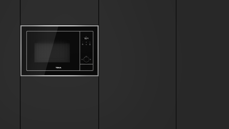 Микроволновка встраиваемая Teka Maestro ML 820 BIS BLACK-SS Чёрное Стекло