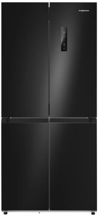 Холодильник MEFERI  MFR83BLACK IX TOTAL NO FROST CROSS DOOR COMFORT