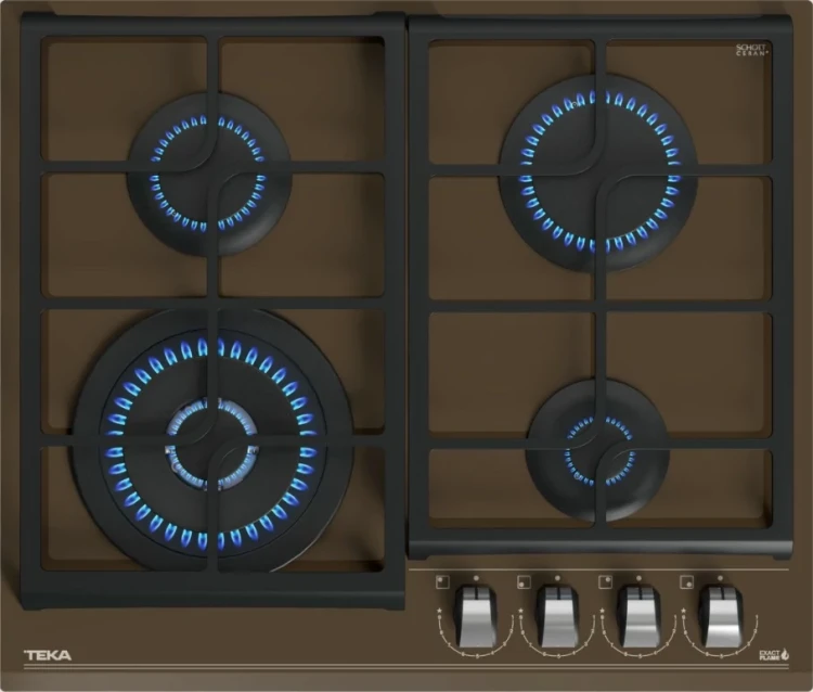Газовая варочная панель Teka Urban GZC 64320 XBN LONDON BRICK BROWN Лондонский Кирпич