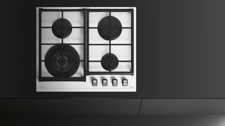 Газовая варочная панель Teka Urban GZC 64321 XBN WHITE MARBLE Белое Стекло
