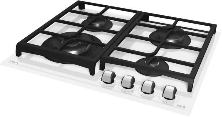 Газовая варочная панель Teka Urban GZC 64321 XBN WHITE MARBLE Белое Стекло