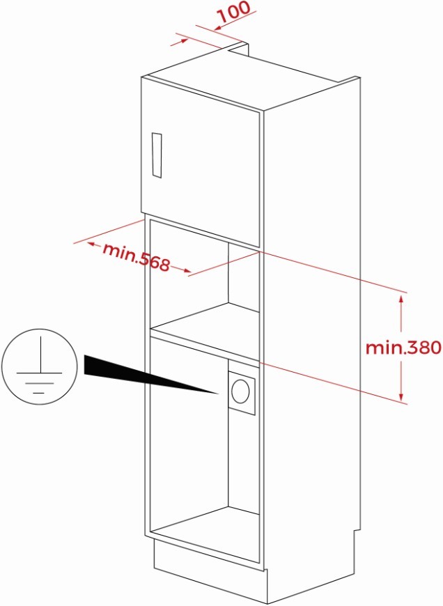 Микроволновка встраиваемая TEKA ML 8200 BI FULL BLACK
