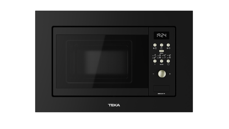 Микроволновка встраиваемая Teka Universo MWE 207 FI BLACK Чёрная Эмаль