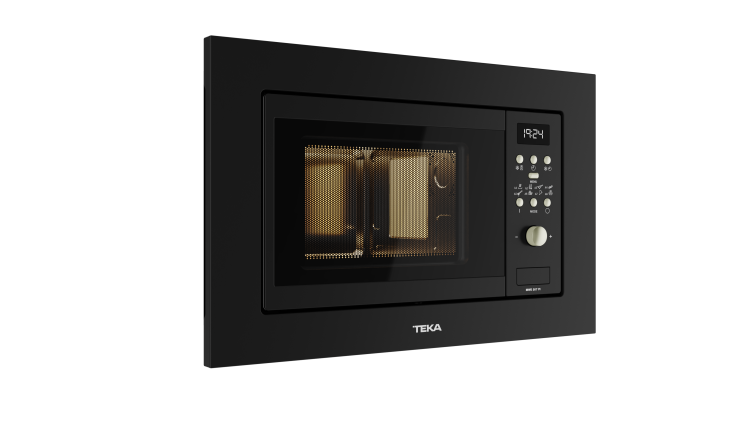 Микроволновка встраиваемая Teka Universo MWE 207 FI BLACK Чёрная Эмаль
