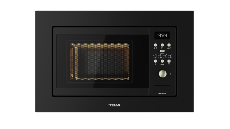 Микроволновка встраиваемая Teka Universo MWE 207 FI BLACK Чёрная Эмаль