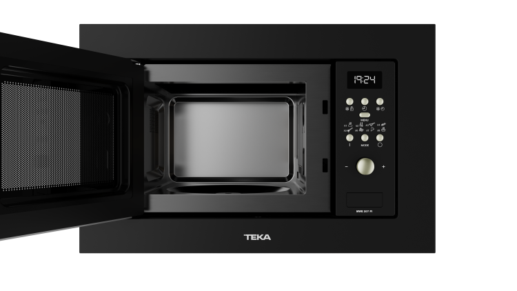 Микроволновка встраиваемая Teka Universo MWE 207 FI BLACK Чёрная Эмаль