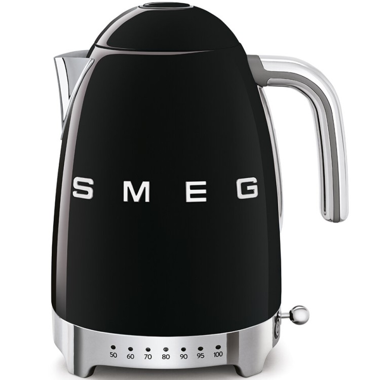 Чайник Smeg KLF04BLEU глянцевый черный