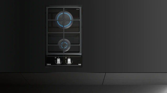 Газовая варочная панель Teka Total GZC 32300 XBN BLACK Чёрная Стеклокерамика