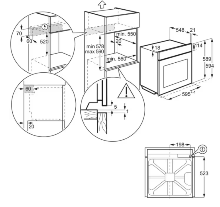Духовой шкаф Electrolux EOF8H39H