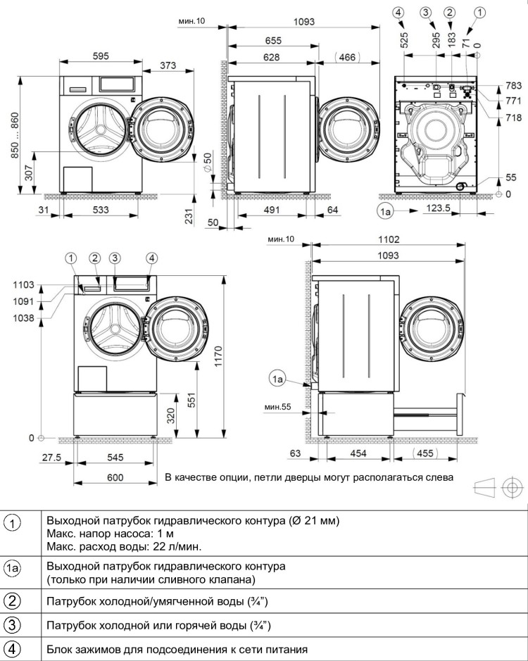 Стиральная машина Schulthess Spirit 540 Art Line Anthracite