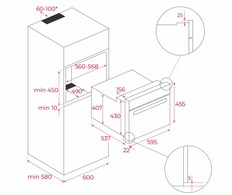 Компактный духовой шкаф Teka Maestro HLC 844 C WHITE-SS Белое Стекло