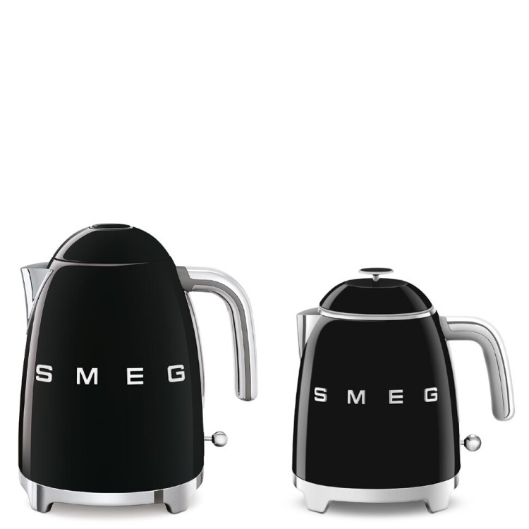 Чайник Smeg KLF05BLEU глянцевый черный
