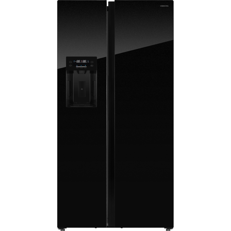 Отдельностоящий холодильник HIBERG RFS-655DX NFGB inverter